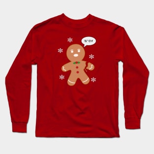 Broken Gingerbread Man Long Sleeve T-Shirt